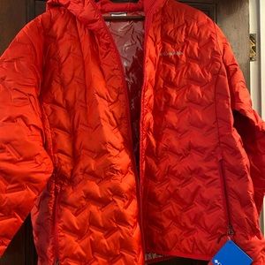 Red Columbia winter coat